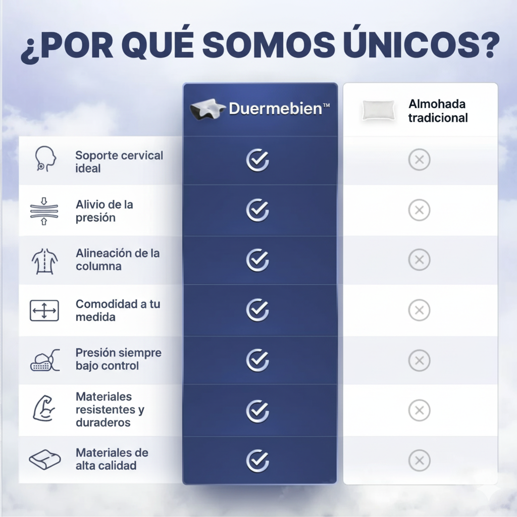 Duermebien™ Almohada Cervical